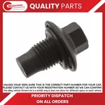 Febi Bilstein 48907 Sealing Plug, Oil Sump. Fixed Price $10.84.