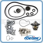 Timing Belt Kit Oil Water Pump Thermostat Set For 1992-1996 Honda Prelude 2.3L. Fixed Price $132.99.