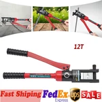 12 Ton Hydraulic Wire Crimper Crimping Tool Battery Cable Lug Terminal W/20 Dies. Fixed Price $58.18.