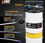 Ewk 6.5L Pneumatic/manual Oil & Fluids Extractor Pump For Automotive Diyers. Fixed Price $50.00.