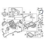 Ford F-350 Super Duty 17-24 HC3Z6754B Upper Engine Oil Dipstick Tube. Fixed Price $66.32.