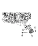 Genuine Mopar Hex Flange Head Bolt Mounting 6508081AA. Fixed Price $16.16.