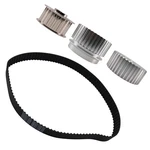 Aluminum Gilmer Belt Drive Pulley Kit Ford Small Block Engine Assembly. Fixed Price $113.50.