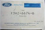 Nos Ford F3HZ-6674-B Oil Pump Relief Valve Plunger 1994-97 FD1460 8.3L Diesel. Fixed Price $28.65.
